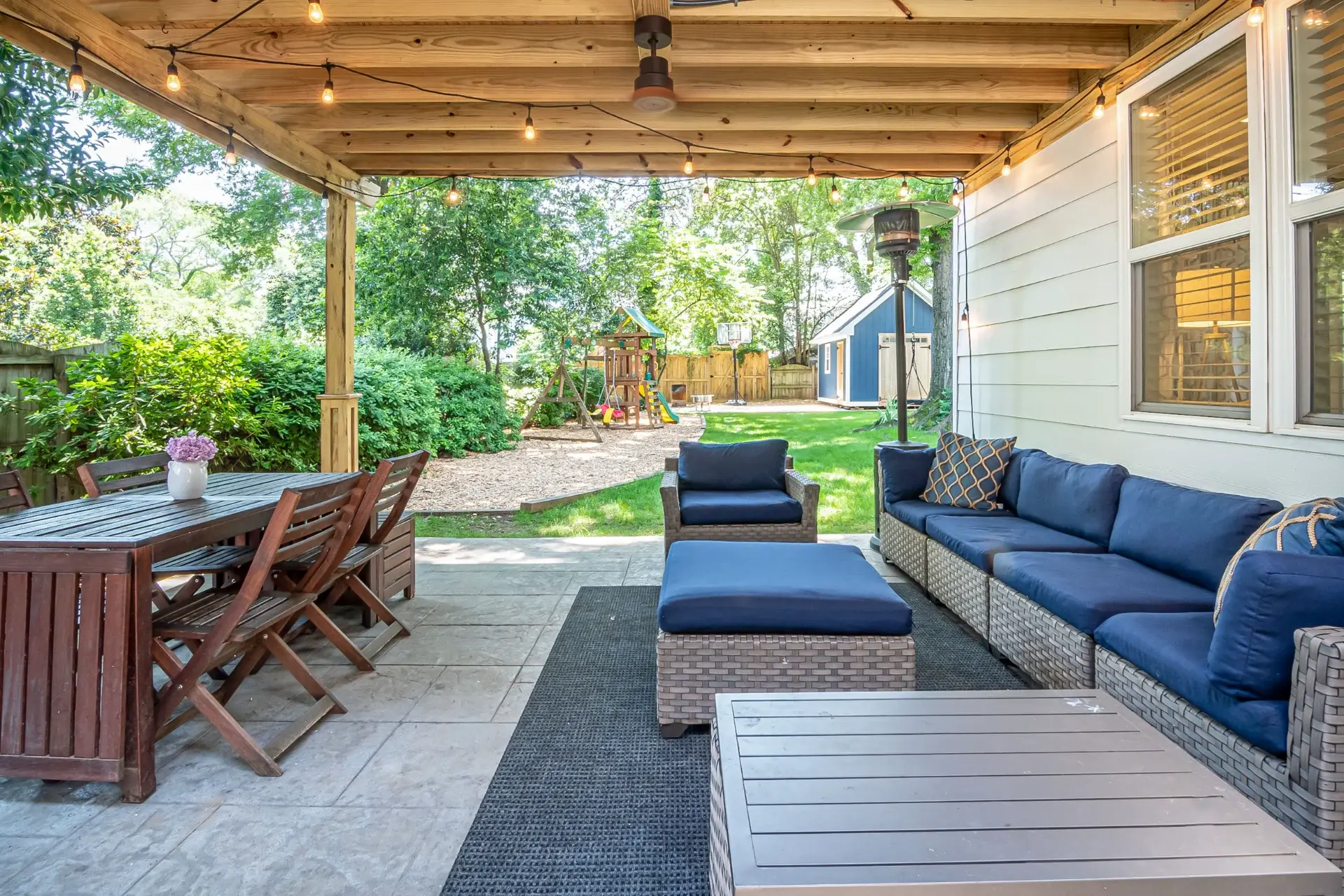 Lighting, Shelters &
Year-Round Comfort